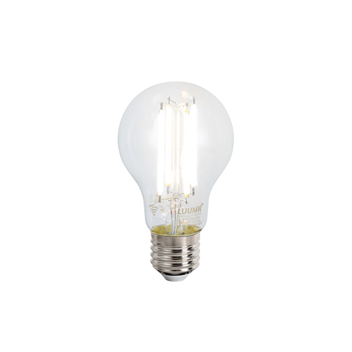Smart buiten lantaarn antiek goud 125 cm IP44 incl. Wifi A60 - Daphne