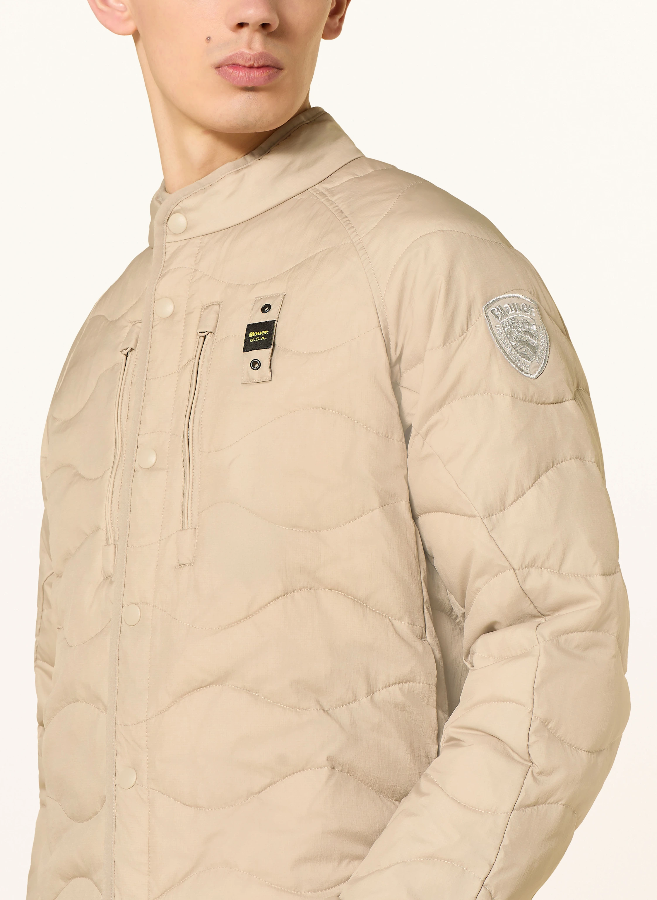 Blauer Steppjacke TOVAR
