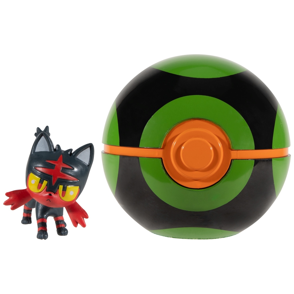 Pokémon Clip 'N' Go Litten Dämmerungsball