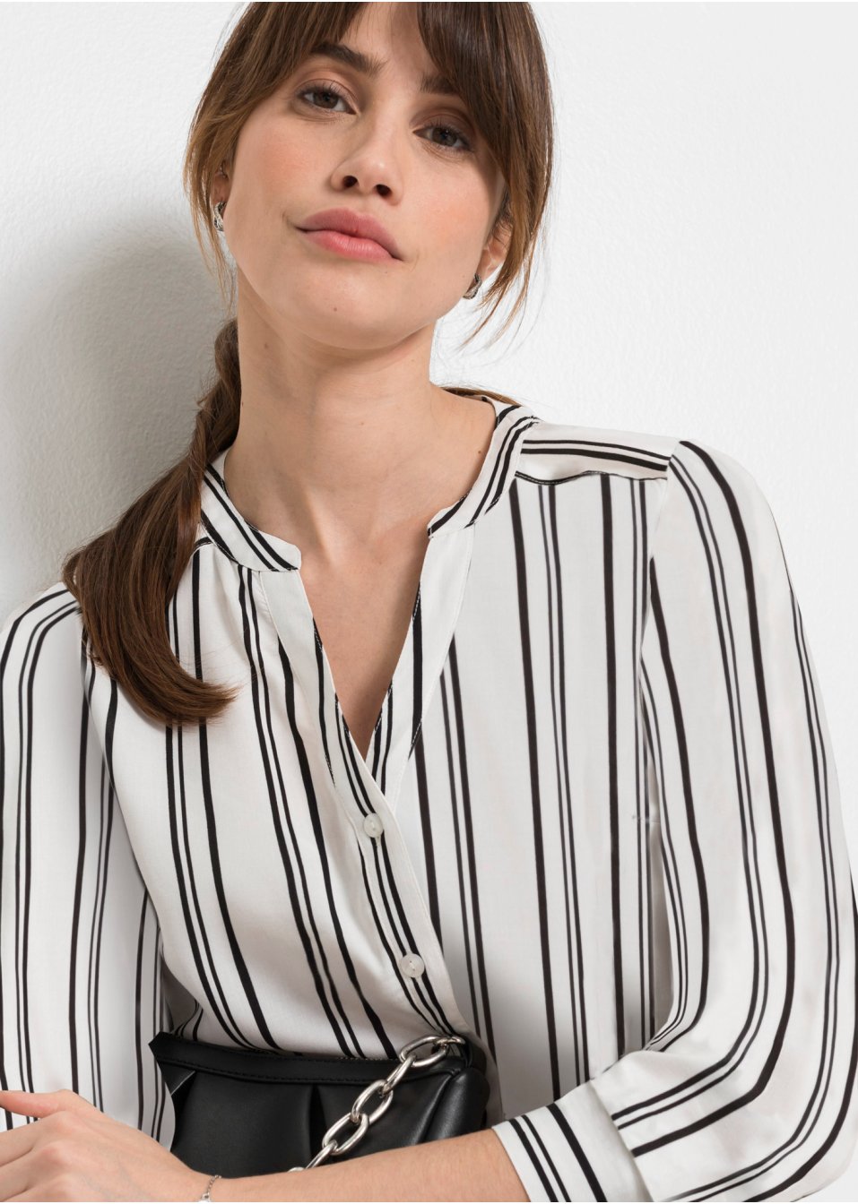 Chemisier manches longues en viscose