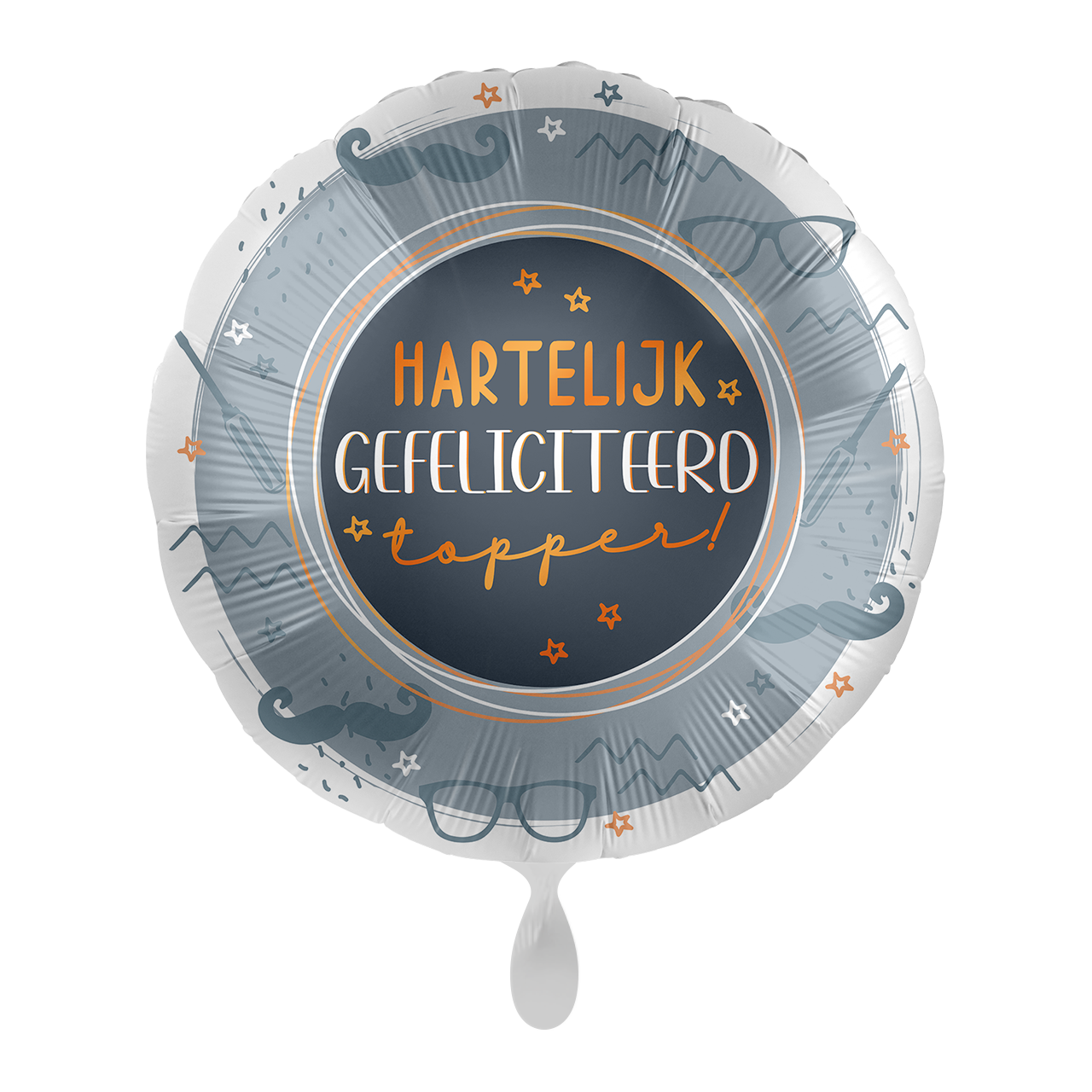 Hartelijk Gefeliciteerd Helium Ballon Topper Leeg 43cm