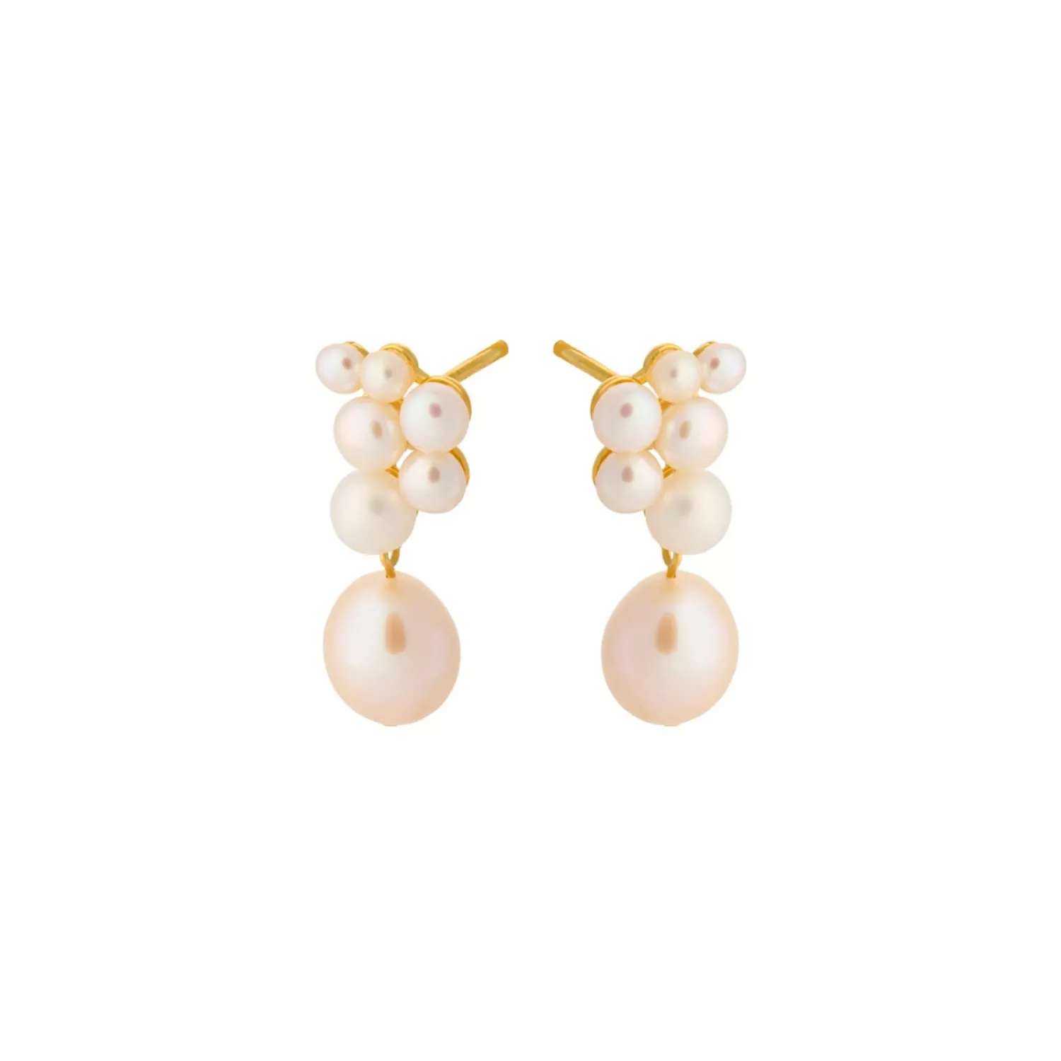 Pernille Corydon Ocean Treasure Øreringe 18 kt. Forgyldt Sølv e-445-gp