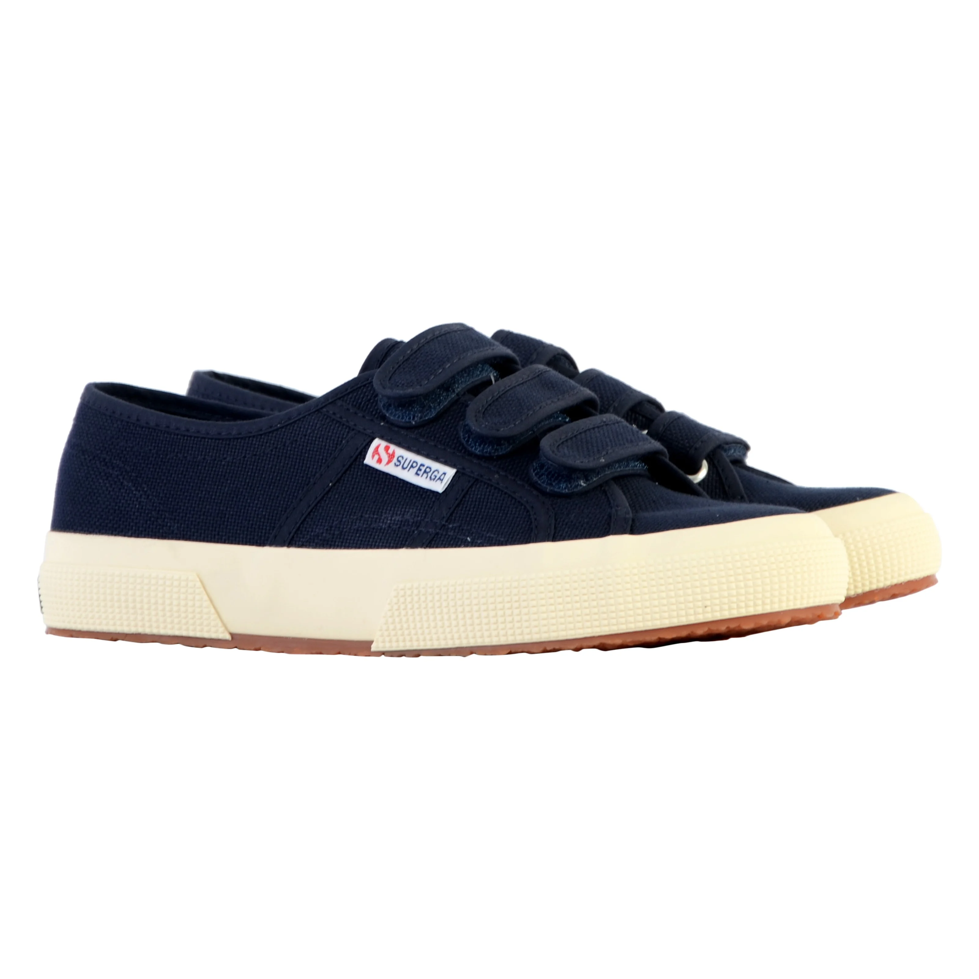 Basket basse à scratch superga cot3strapu | Bleu