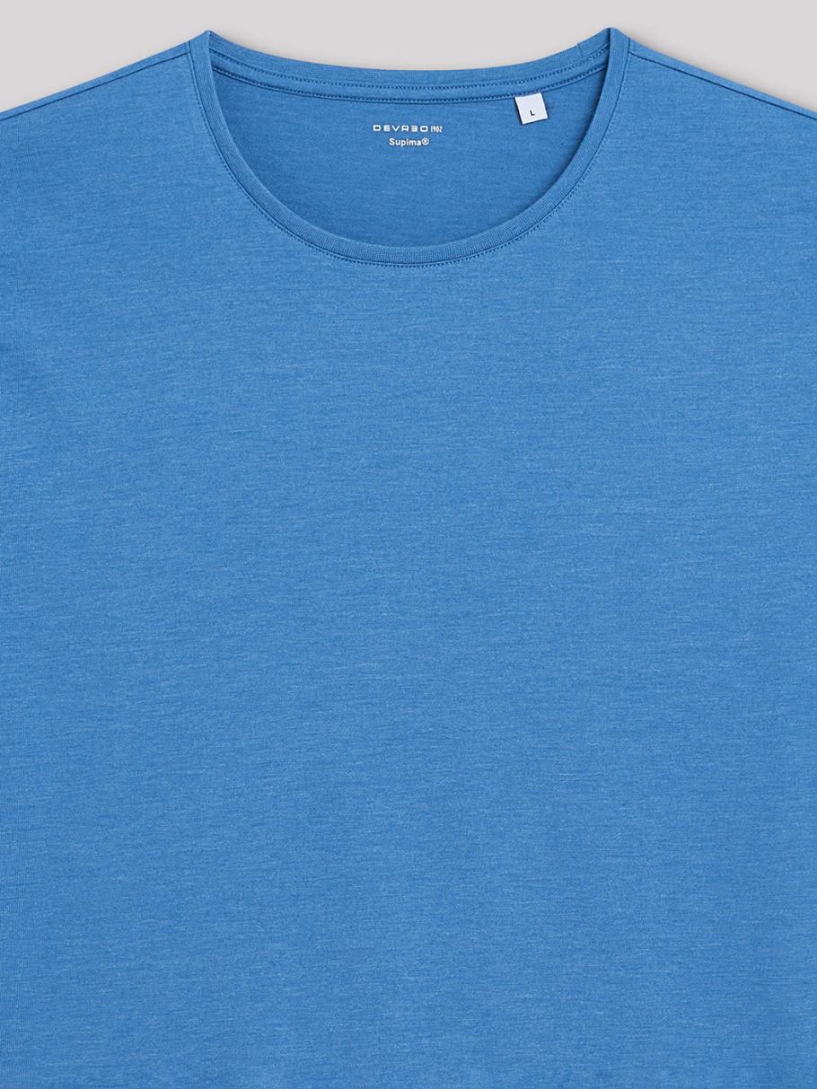 Tee-shirt en coton supima® uni