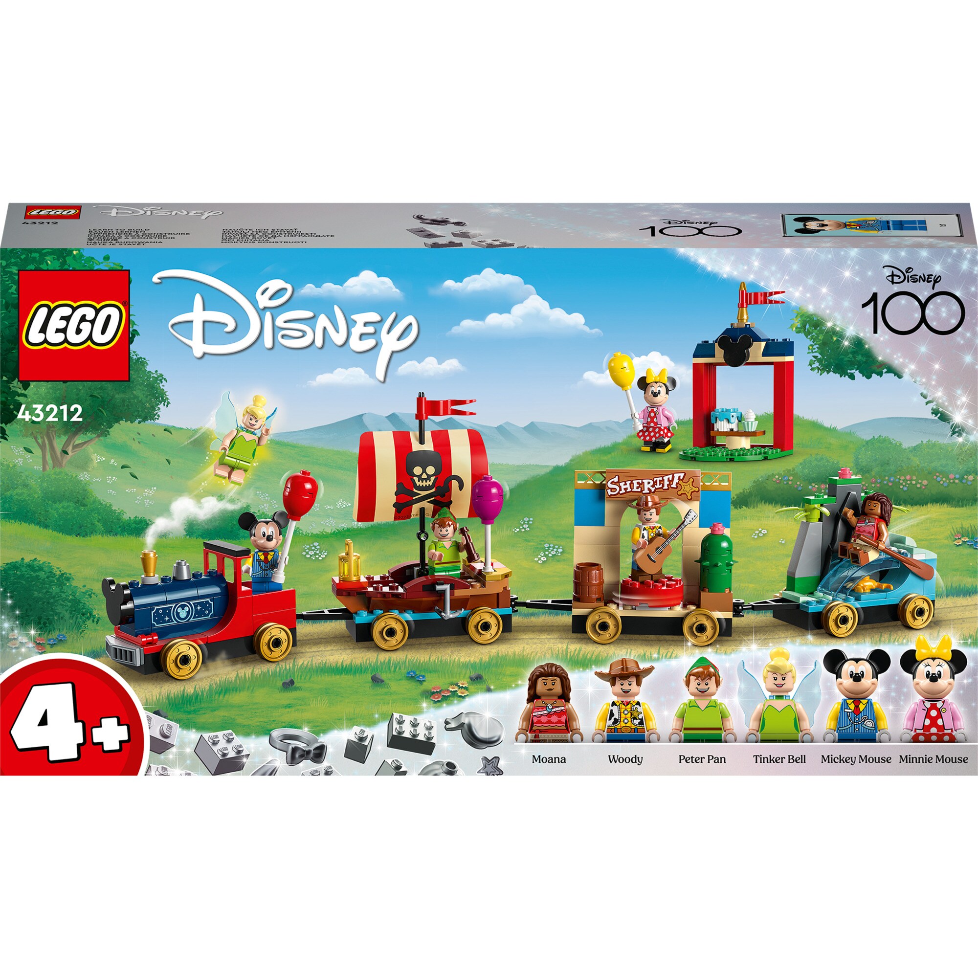 LEGO Konstruktionsspielzeug Disney Geburtstagszug