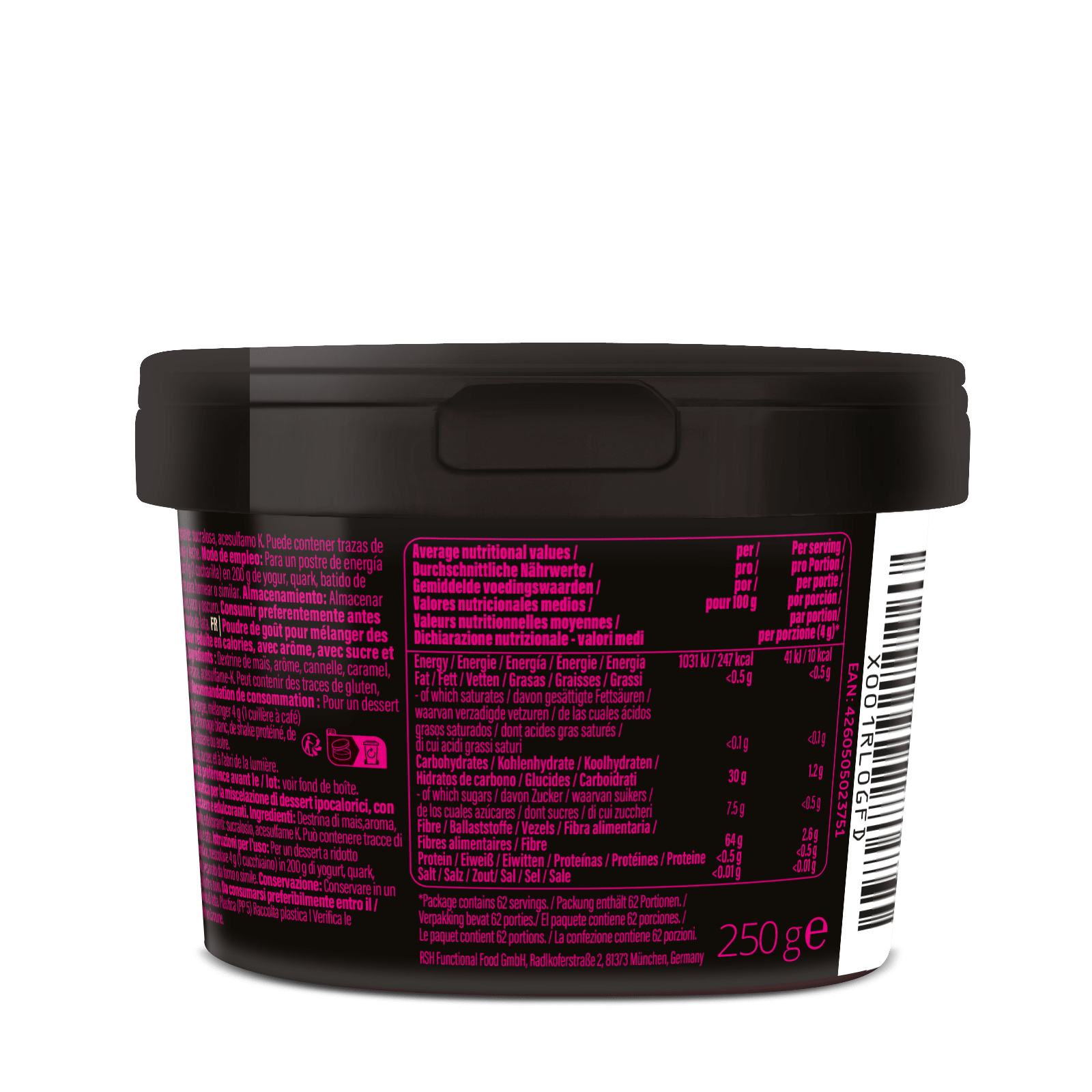 Flavy Powder - 250g - Vanilla Cinnamon