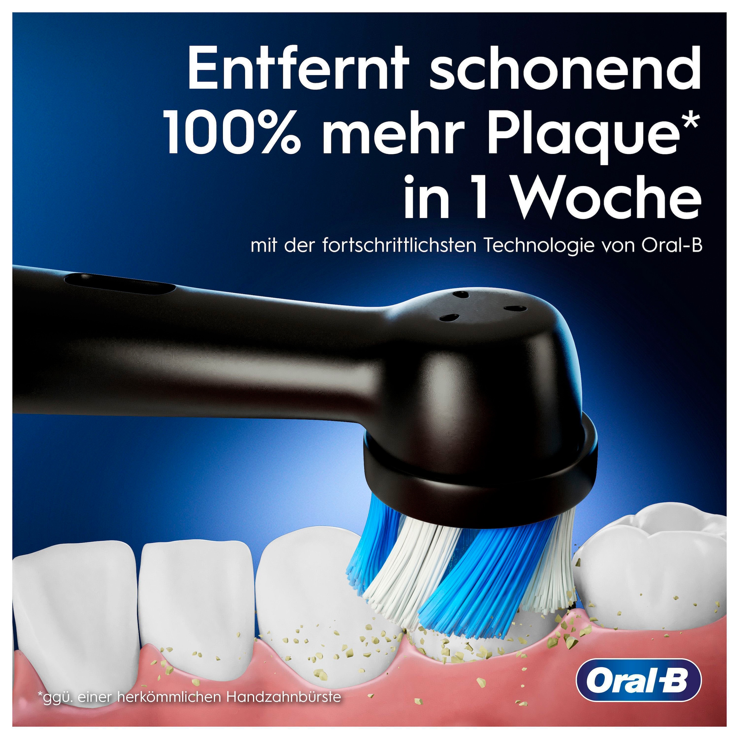 Oral-B Elektrische Zahnbürste »iO Series 3« 1 Stk. Aufsteckbürsten Magnet-Technologie