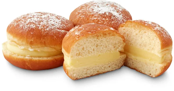 Berliner mit Cremefüllung