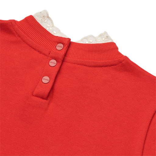 Liewood Rakel Sweatshirt, Holiday Bow Dark Red/Apple Red, 116 cm