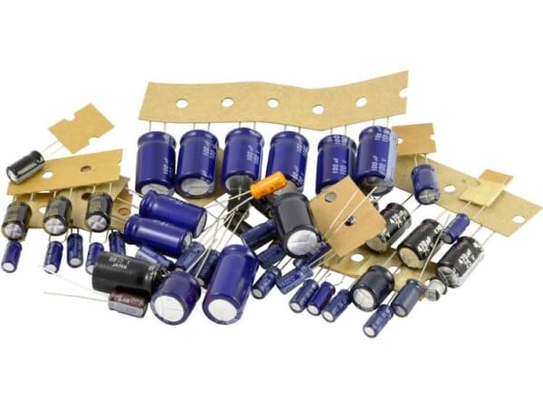 Kemo S005 elektrolytkondensator sortiment 50 deler