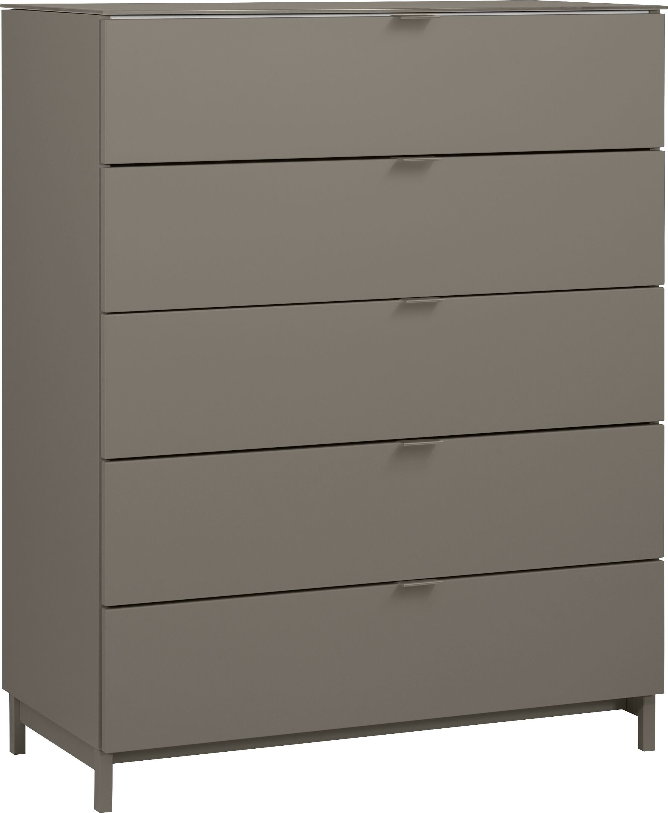 TILL Kommode - Quarzgrau / B: 84.0 cm x T: 41.0 cm x H: 106.0 cm