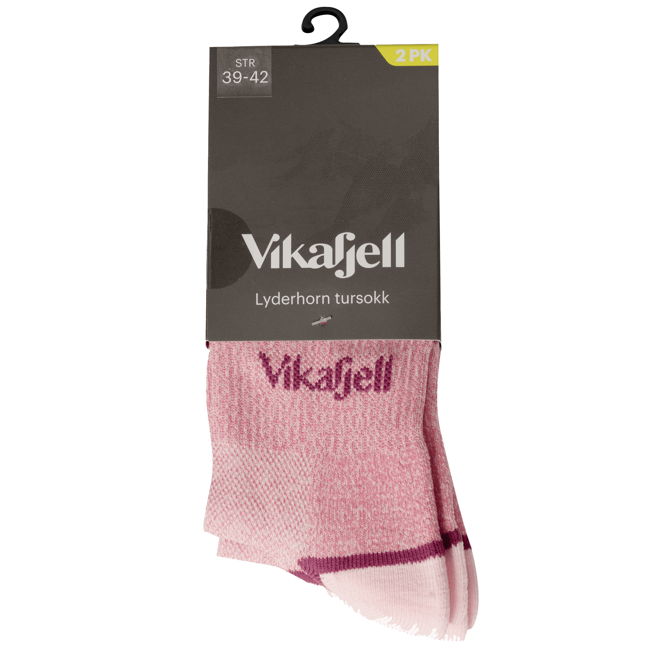 Vikafjell Lyderhorn tursokk (2 par) 35-42 - Sokker