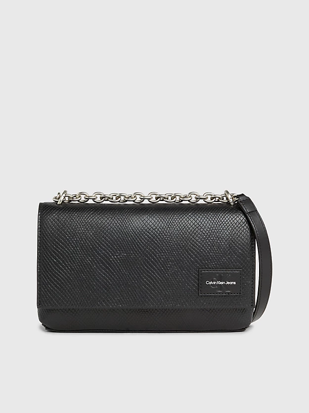 Bolsa de ombro conversível em píton