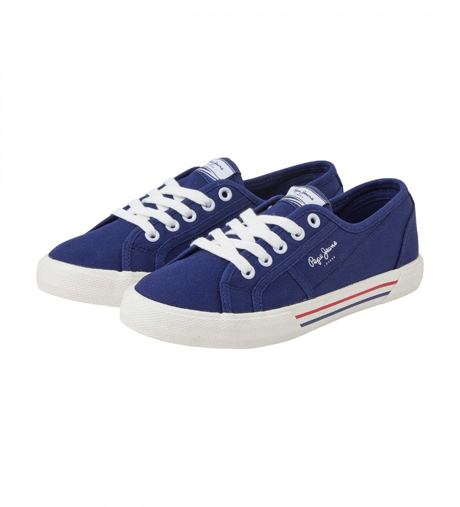 Tênis básico Brady da Pepe Jeans, cor azul marinho