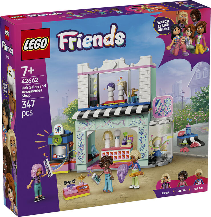 Lego Frisørsalon og accessories-butik 42662