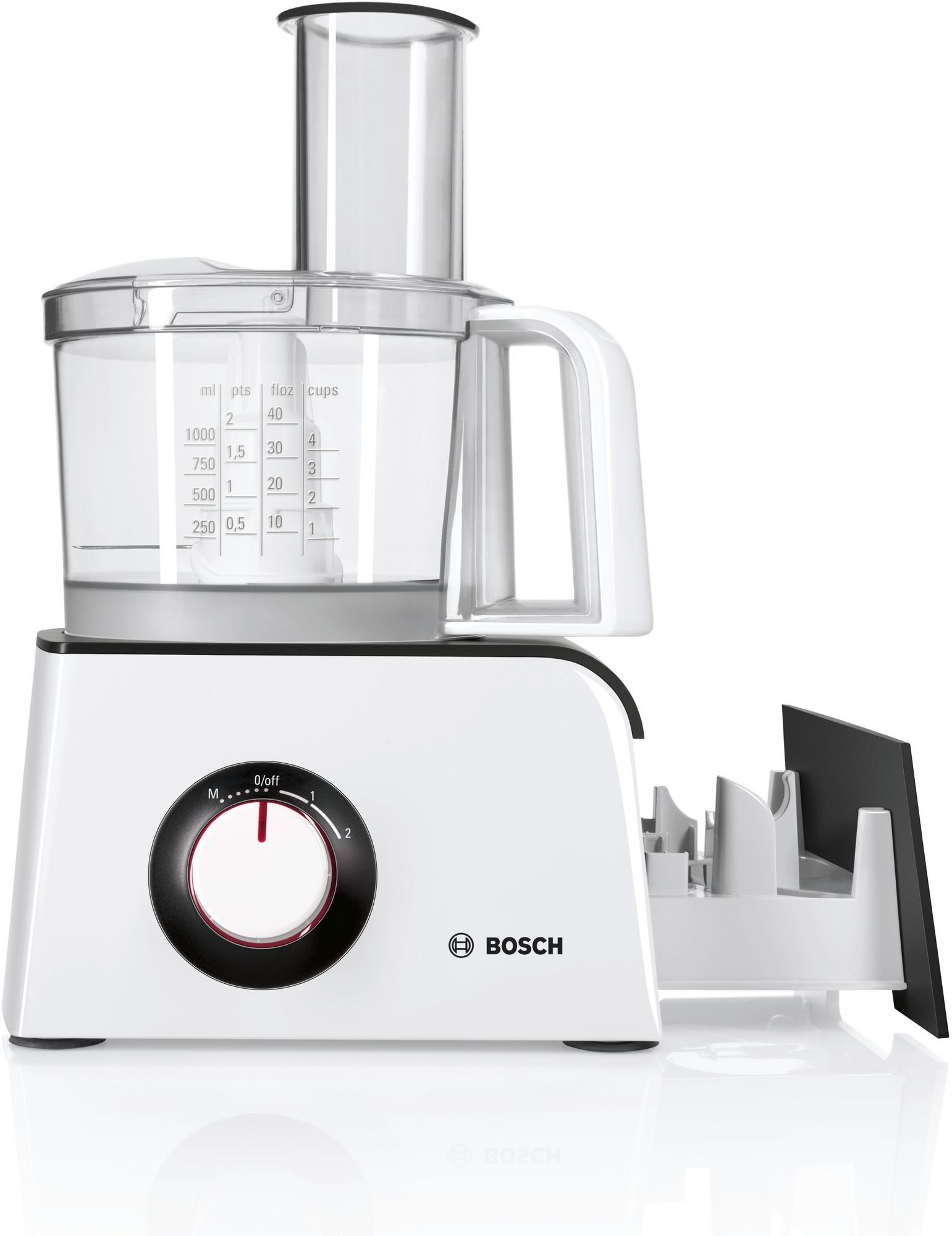 # PRODUTO RECONDICIONADO # Processador de Alimentos MCM4 Styline 800 W Branco, Preto, Branco MCM4100---B