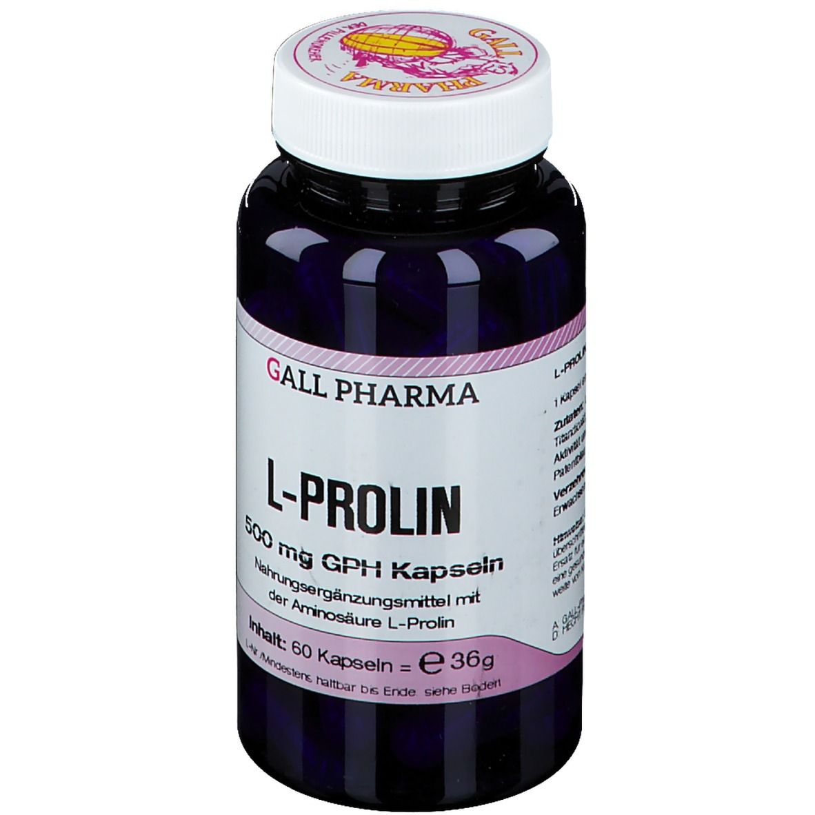 GALL PHARMA L-Prolin 500 mg GPH Kapseln