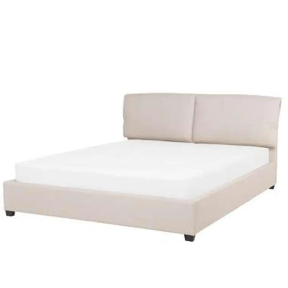BELFORT - Tweepersoonsbed - Beige - 160 x 200 cm - Polyester