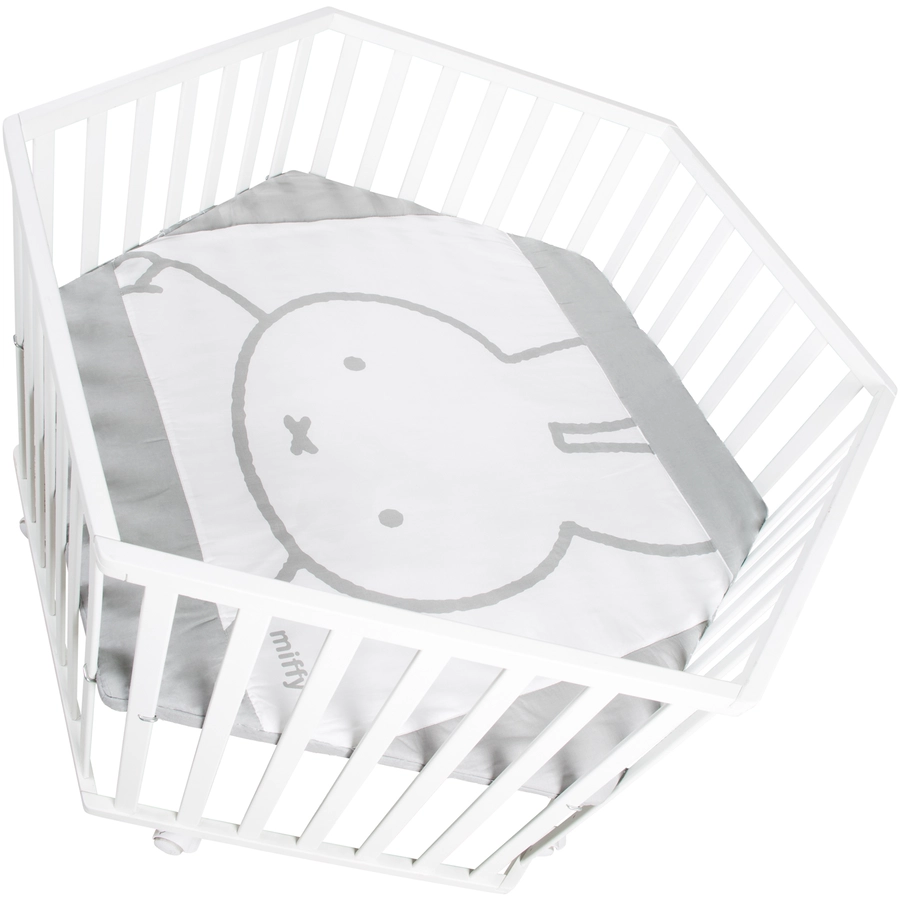 roba Laufgitter 6-eckig weiß miffy®