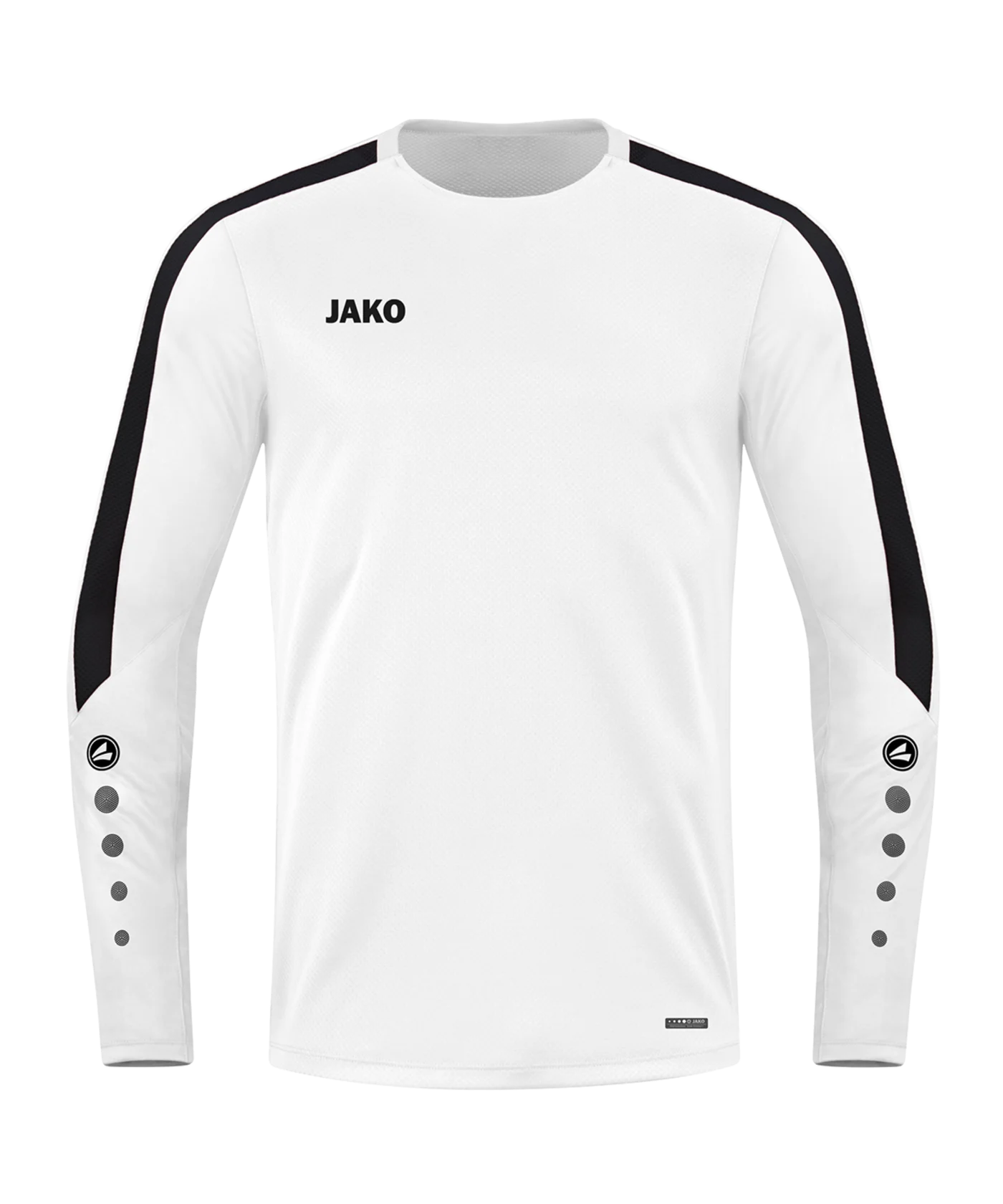 JAKO Power Sweatshirt Kids Weiss Schwarz F000