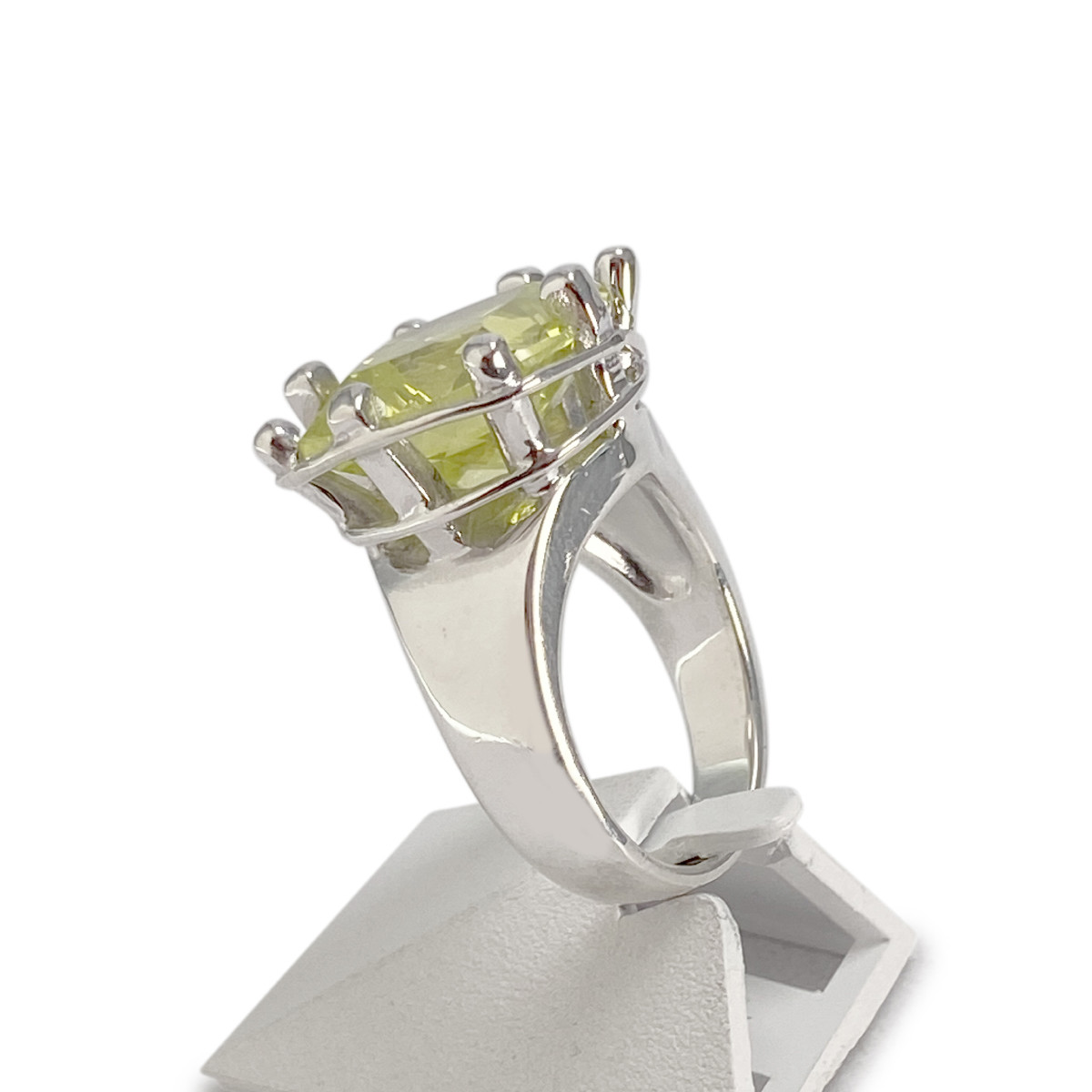 Bague d'occasion argent 925 pierre imitation