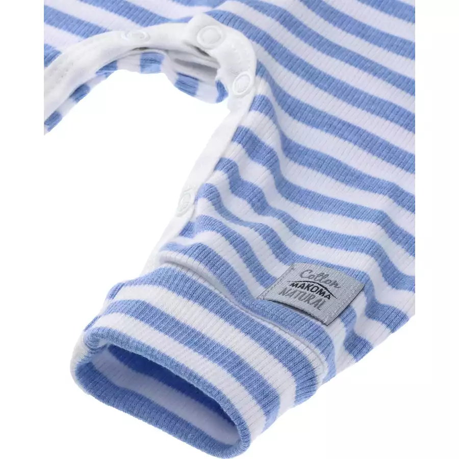 Makoma Strampler Greco blau weiß