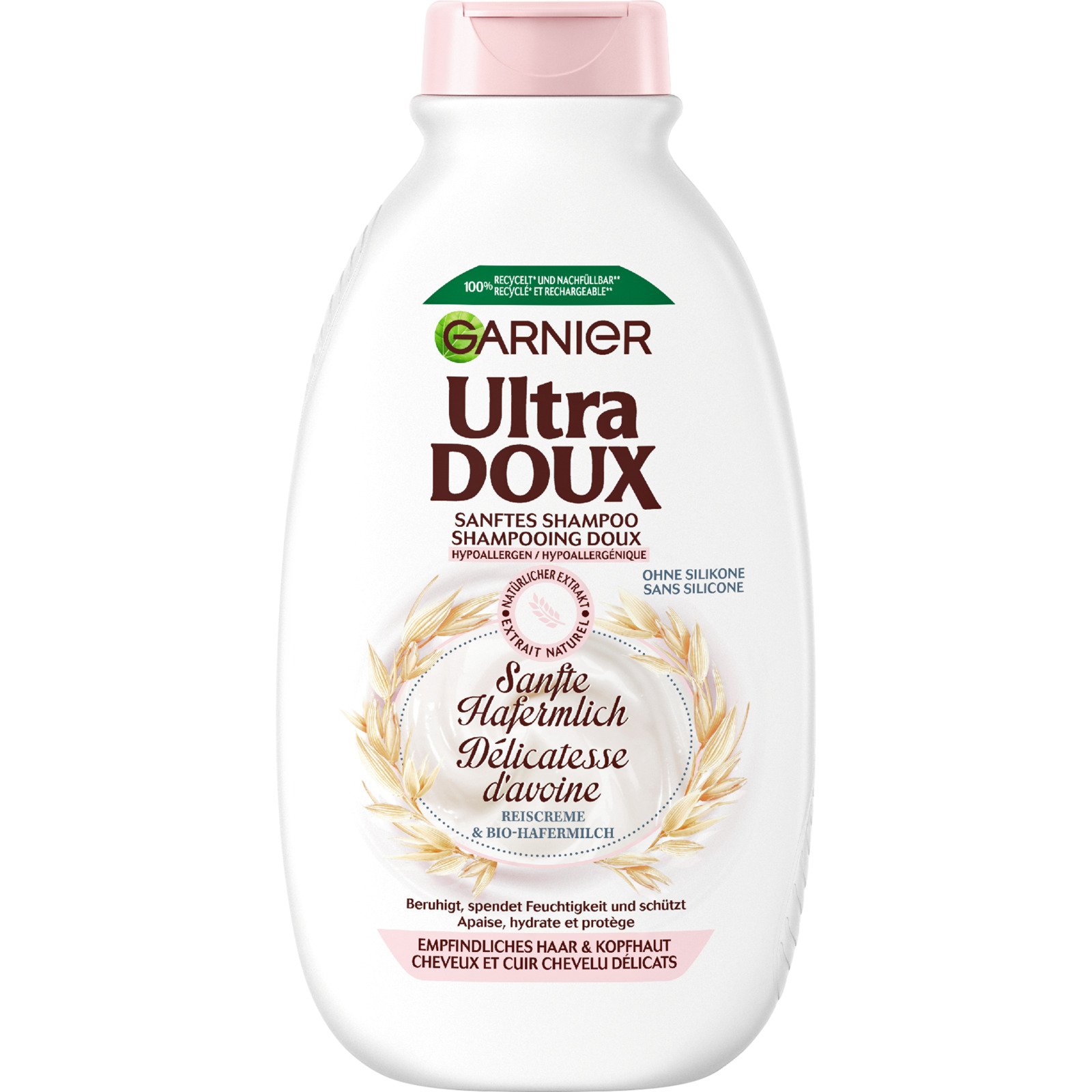Garnier Ultra Doux Sanfte Hafermilch Shampoo 2 x 300 ml