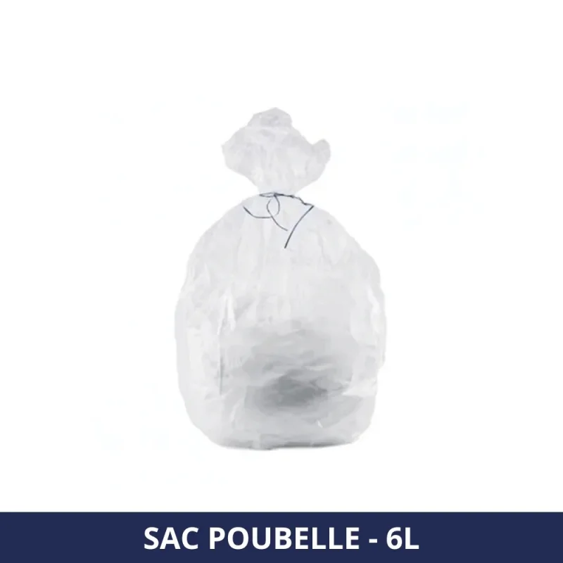 FILFA FRANCE - Sac poubelle 6L - Blanc - 10U - x2000 sacs