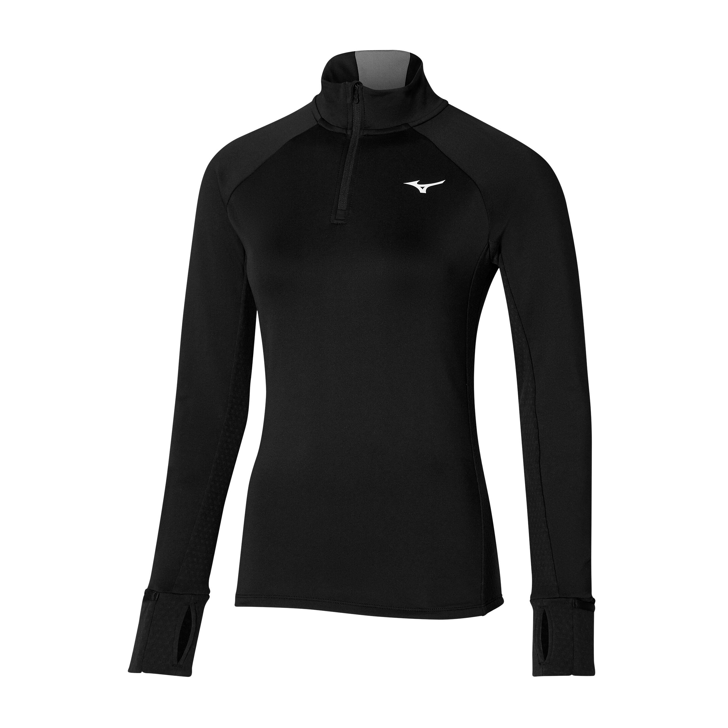 Mizuno Warmalite Half-Zip Top De Course Femmes - Noir