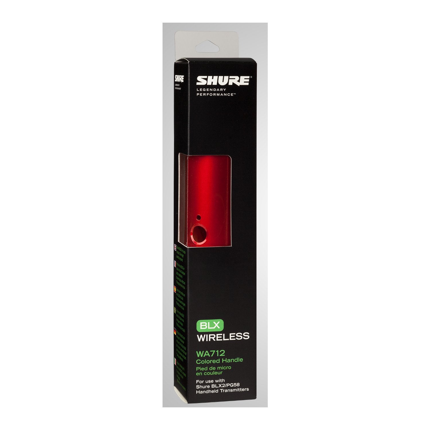 Shure WA712-GLD behuizing voor BLX2-PG58, goud