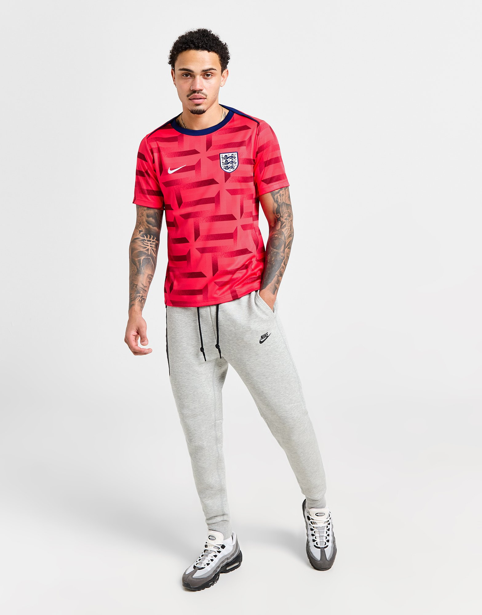 Nike Maillot d'Avant-Match Angleterre Homme