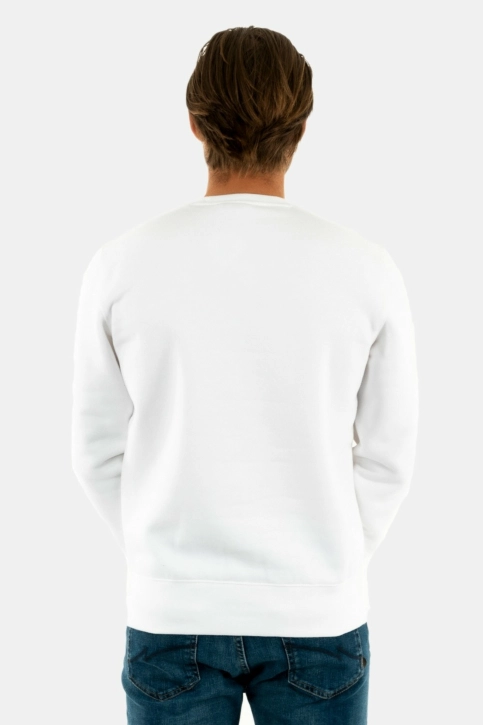 sweat champion crewneck blanc