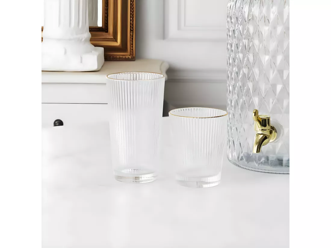 Lot de 6 Verres Design 