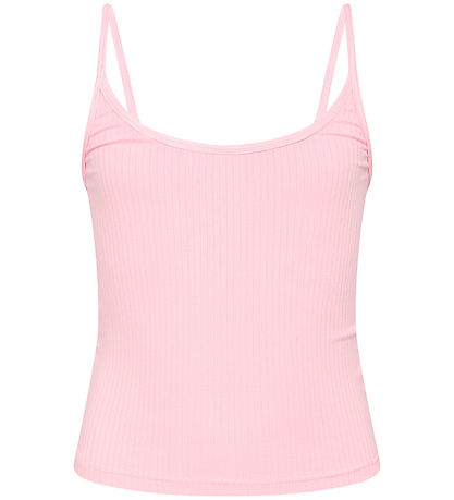 Grønt Top - Rib - Zamora - Viskose - Light Pink