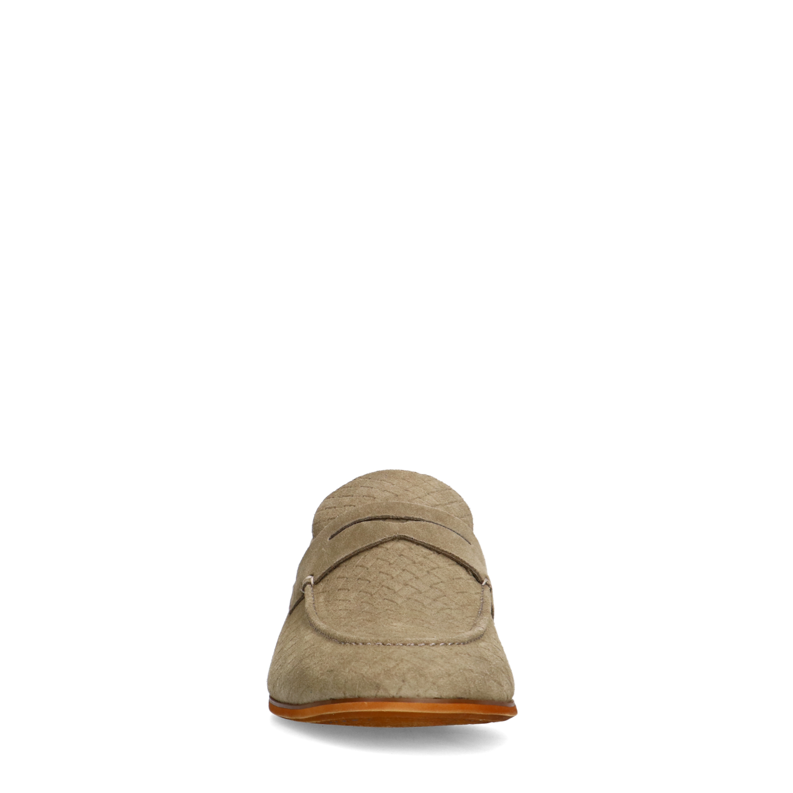 Taupe suède loafers