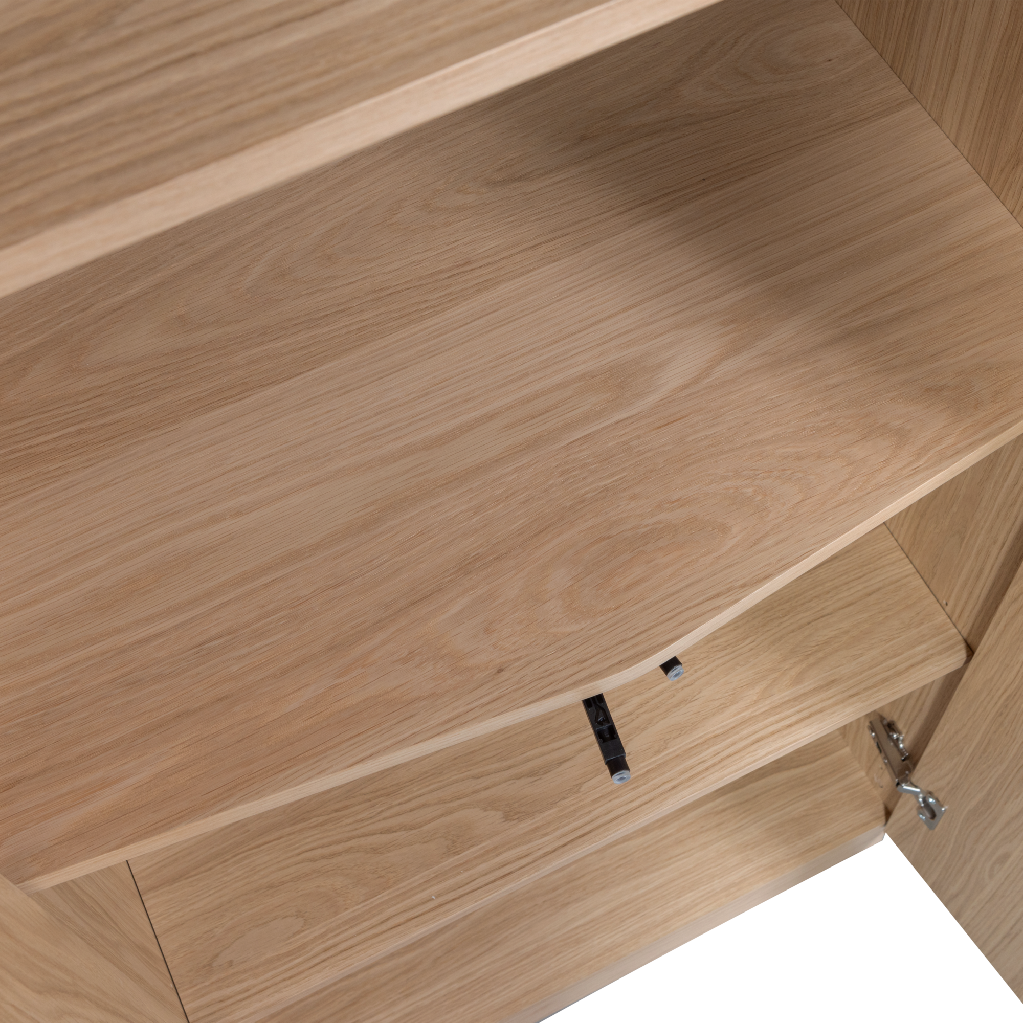 Hoge Kast Zuma - Eiken - Transparant Zuma Hoge Kast 67 cm - Eiken - Transparant
