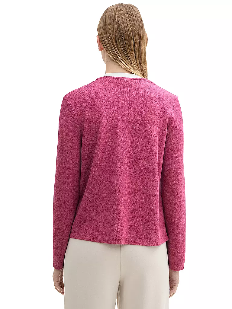 TOM TAILOR Strickjacke pink