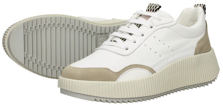 Palpa Veterschoenen Laag gebroken wit