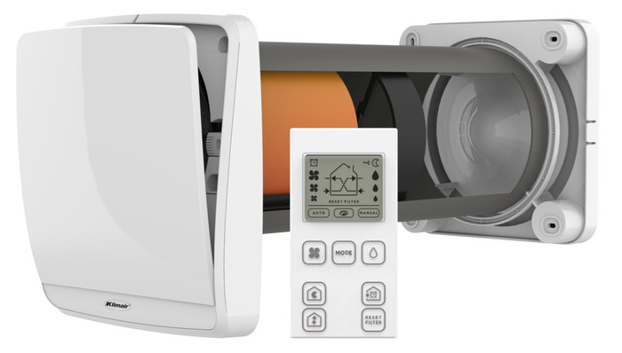 Klimair UNOKLIMA Remote XT160 ventilation