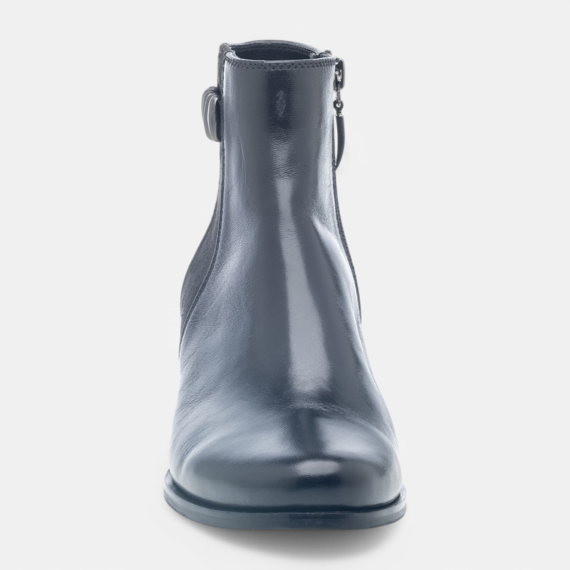 Bottines Femme en cuir noir