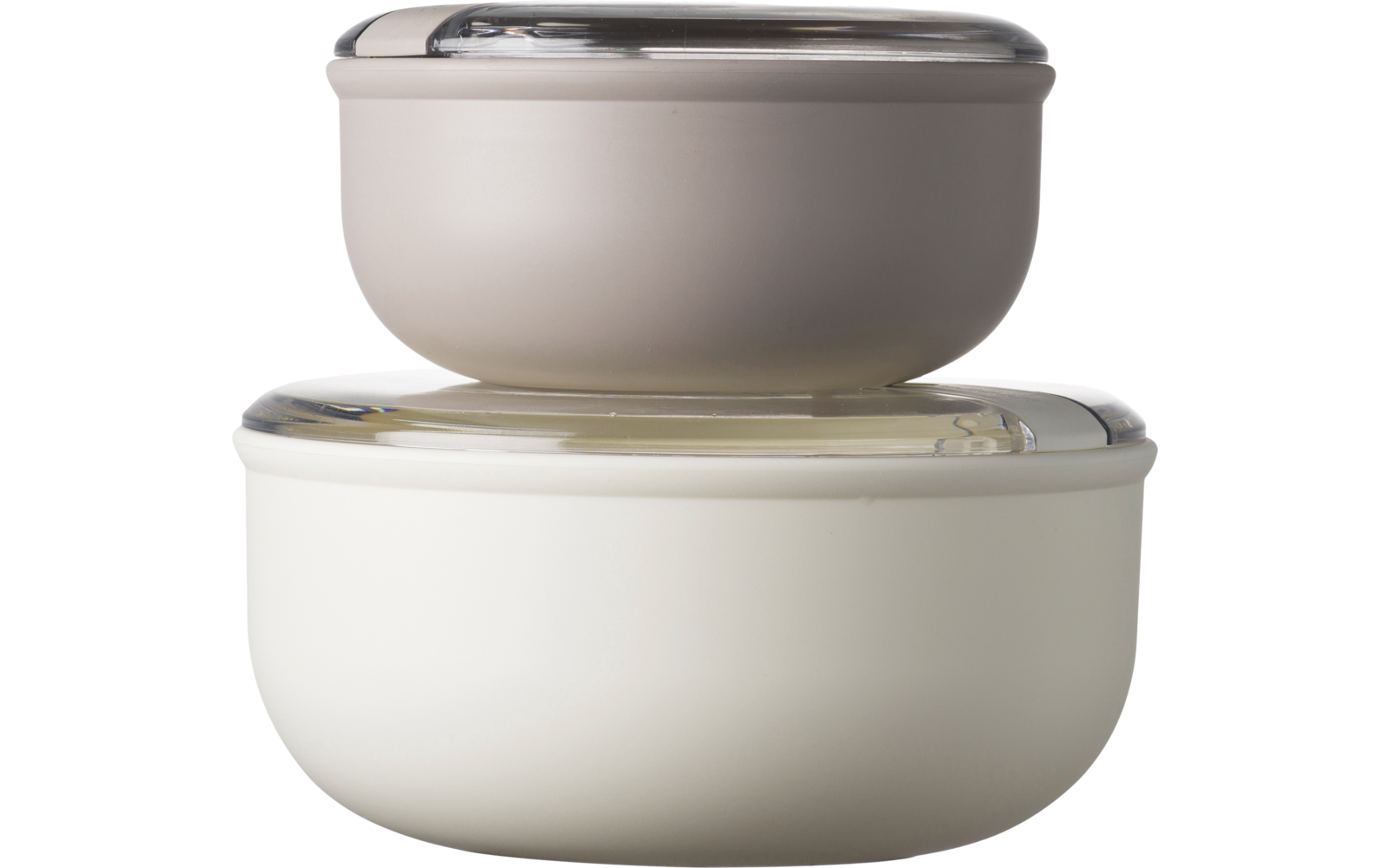 Omada Brotdose rund 2er Set beige
