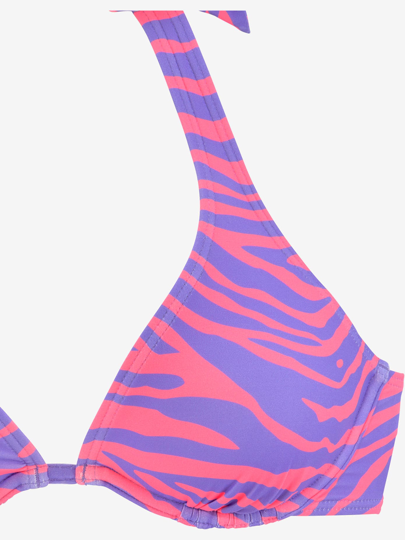 Haut de maillot de bain à armatures bonnets amovibles
