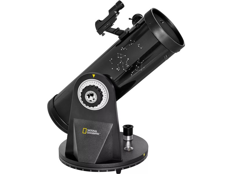 National Geographic Kompakt-Teleskop 114/500 Spiegelteleskop mit integriertem Kompass