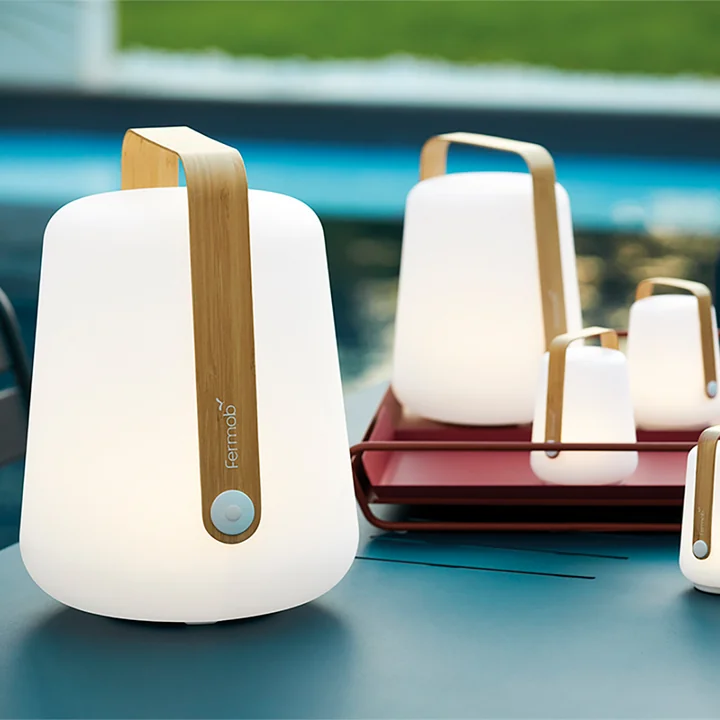 Fermob - Balad Akku LED-Leuchte, H 38 cm, anthrazit (2er-Set)