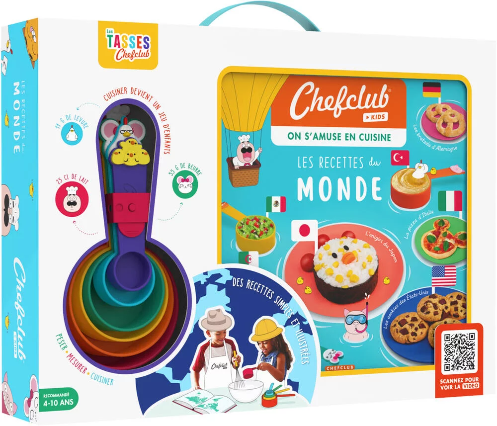 CHEFCLUB -COFFRET KIDS RECETTES DU MONDE