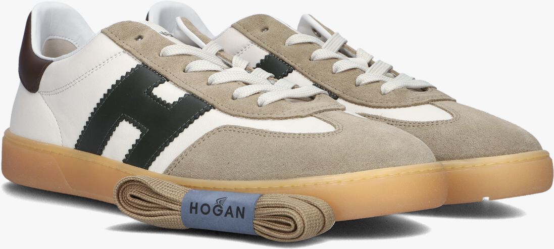 witte hogan lage sneakers cool allacciato h