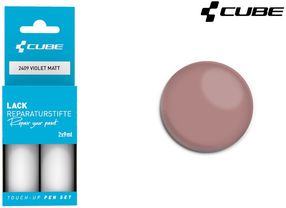 Cube Lackreparaturstift Set VIOLET matt kaufen | Bike-Discount