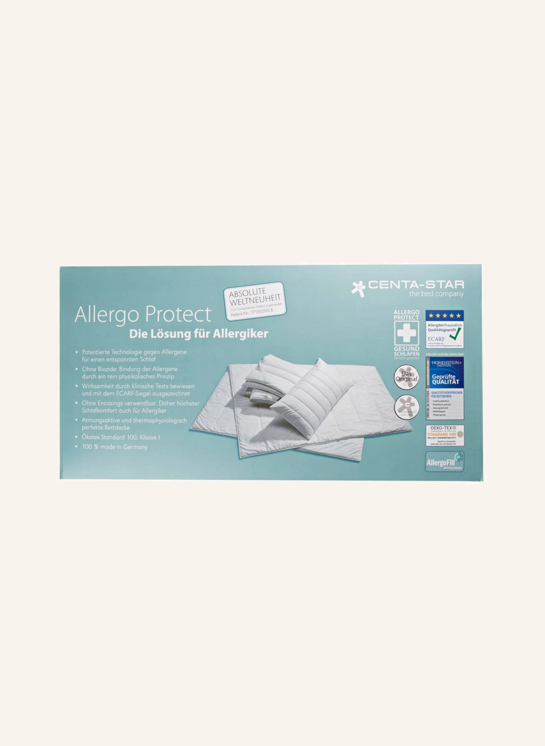 CENTA-STAR Sommer-Bettdecke ALLERGO PROTECT