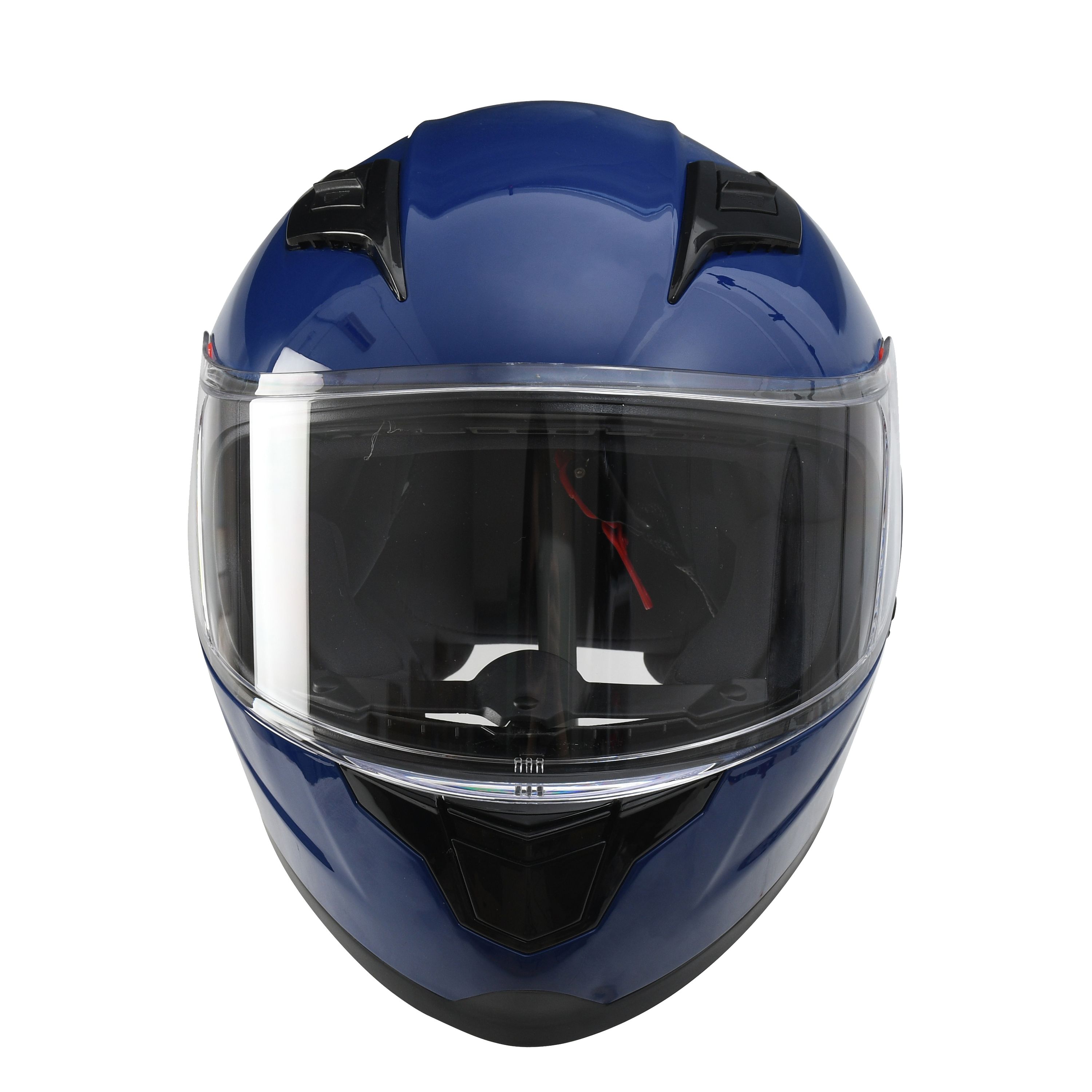 Kinder Motorradhelm blau Grösse 51/52
