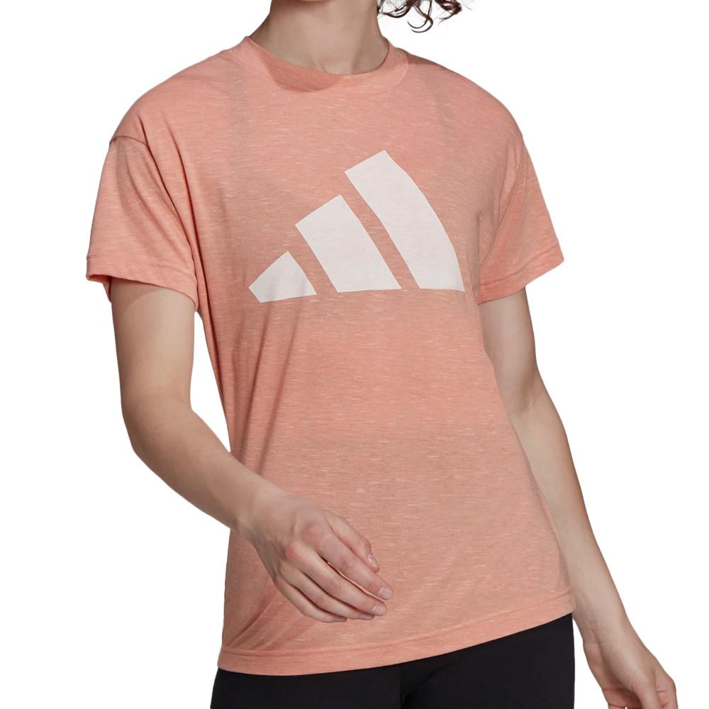 Adidas T-Shirt Saumon Femme Adidas Win 2.0
